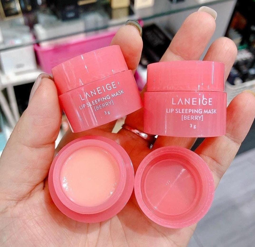 Laneige Lip Sleeping Mask EX_Moisturizing with Vitamin C_Antioxidant_Lip Balm for Dry lips - Berry [3g]