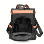 Women Large Capacity Outdoor Tote Bag ( Orange/ black)