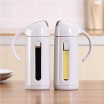 Auto Flip Oil Dispenser Bottle Glass Leak-proof Oil Jar Seasoning Soy Sauce Jar