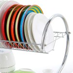 Large Capacity Stainless Steel 2-Layer Dish Drainer Drying Rack for Kitchen Storage