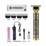 VIintage T9 Hair Cutting Machine Hair Trimmer Recharge Professional Cordless Hair Trimmer