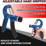 Adjustable Counter Hand Grip Strengthener For Muscle Recovery