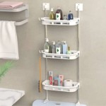 3 Tier Multifunctional kitchen & Bathroom Wall Storage Rack