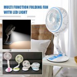 Rechargeable Folding Fan With Led Light And Powerbank Lr 2018 Multifunction Usb