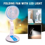 Rechargeable Folding Fan With Led Light And Powerbank Lr 2018 Multifunction Usb