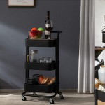 Stylish Modern 3-Layer Trolley Rack